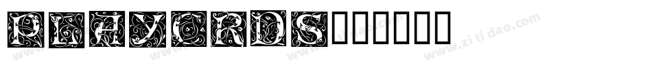 PLAYCRDS字体转换