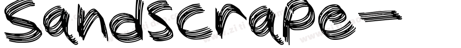 Sandscrape字体转换