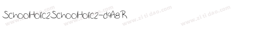 SchoolHolic2SchoolHolic2-d9A8R字体转换