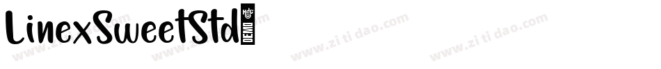LinexSweetStd字体转换