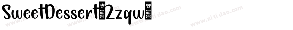 SweetDessert-2zqw字体转换