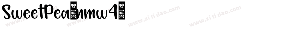 SweetPea-nmw4字体转换