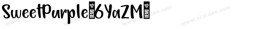 SweetPurple-6YaZM字体转换