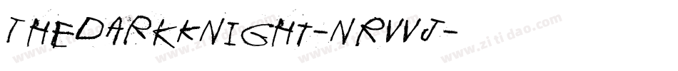 TheDarkKnight-nRvvJ字体转换