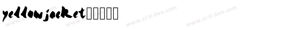 Yellowjacket字体转换