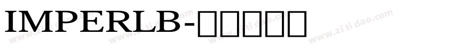 IMPERLB字体转换
