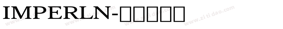 IMPERLN字体转换