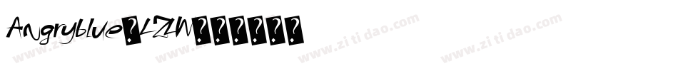 Angryblue-LZLW字体转换
