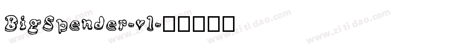 BigSpender-v1字体转换