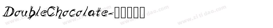 DoubleChocolate字体转换