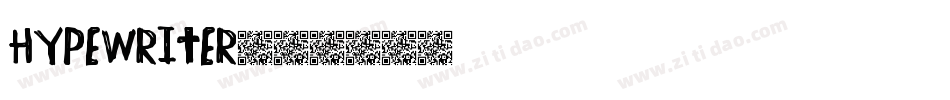 HYPEWRITER字体转换