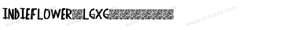 IndieFlower-LGxG字体转换