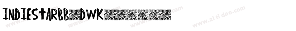 IndiestarBb-dwK字体转换