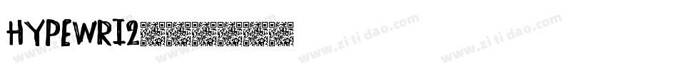 hypewri2字体转换