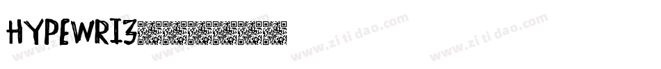hypewri3字体转换