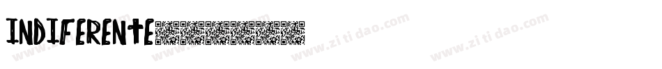 indiferente字体转换