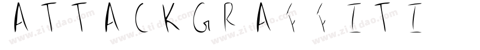 AttackGraffiti-3zRBM字体转换