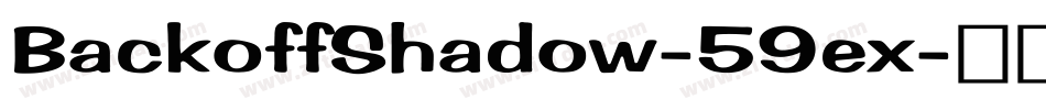 BackoffShadow-59ex字体转换