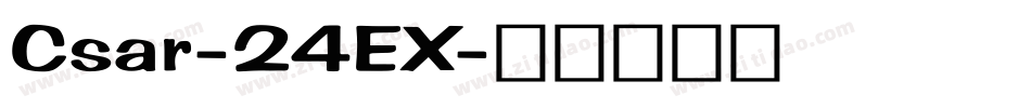 Csar-24EX字体转换