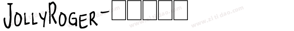 JollyRoger字体转换