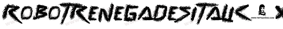 RobotRenegadesItalic-XzMZ字体转换 RobotRenegadesItalic-XzMZ字体转换
