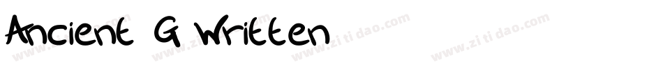 Ancient-G-Written字体转换