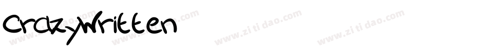 CrazyWritten字体转换