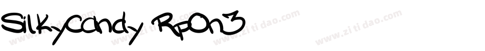 SilkyCandy-Rp0n3字体转换