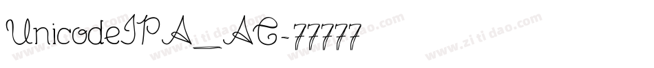 UnicodeIPA_AC字体转换 UnicodeIPA_AC字体转换