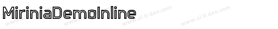 MiriniaDemoInline字体转换