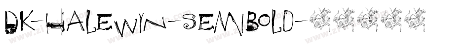 DK-Halewyn-SemiBold字体转换