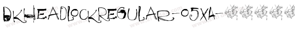 DkHeadlockRegular-o5XA字体转换