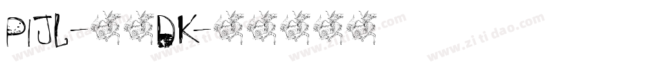 Pijl-44DK字体转换