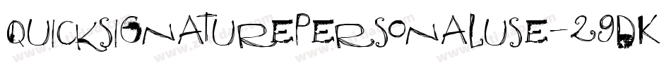 Quicksignaturepersonaluse-29DK字体转换