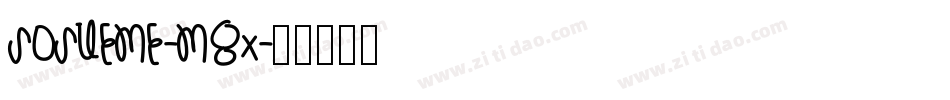 SoSueMe-M8x字体转换