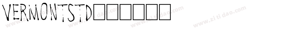 VermontStd字体转换