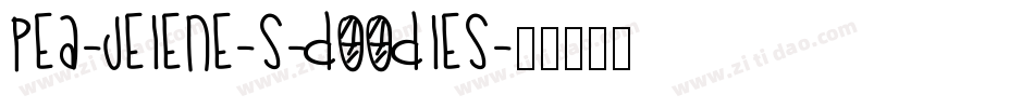 Pea-Jelene-s-Doodles字体转换
