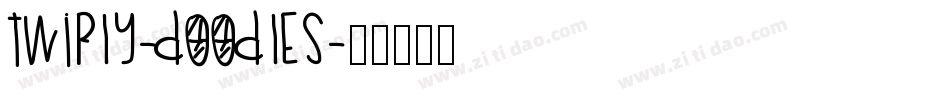 Twirly-Doodles字体转换