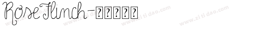 RoseFlinch字体转换