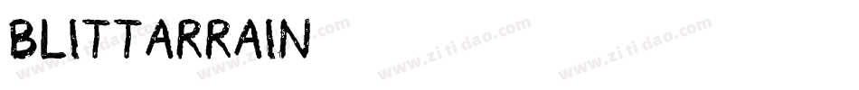 BlittarRain字体转换