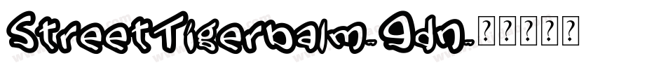 StreetTigerbalm-9dn字体转换