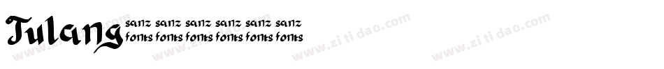 Tulang字体转换