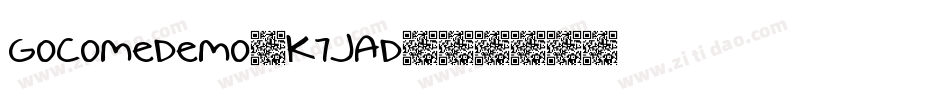 GoComeDemo-K7JAD字体转换