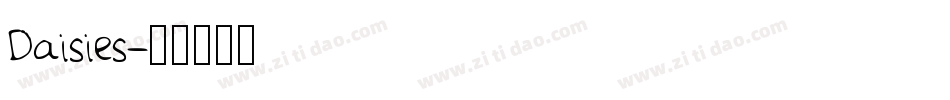 Daisies字体转换