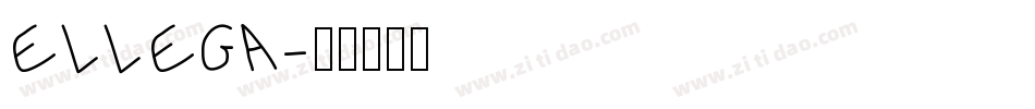 Ellega字体转换