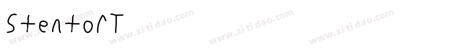 StentorT字体转换