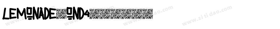 Lemonade-Ond4字体转换