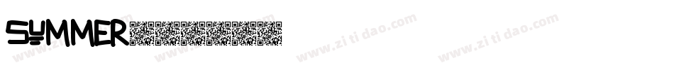 SUMMER字体转换