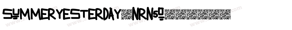 SummerYesterday-nRn5O字体转换
