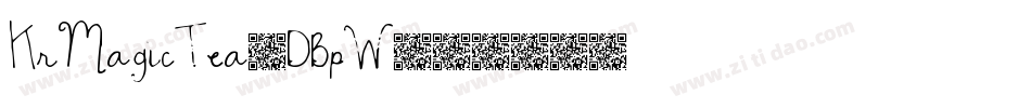 KrMagicTea-DBpW字体转换